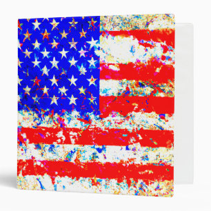 Rustic American Flag– Cool & Casual Organizer Binder