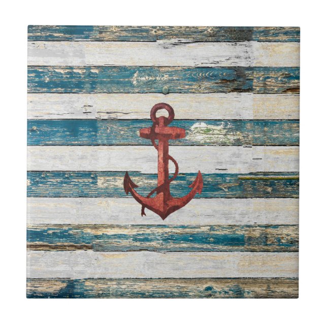 Rustic Anchor Tile (Front)