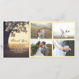 Rustic and Dream Tree Wedding Thank You