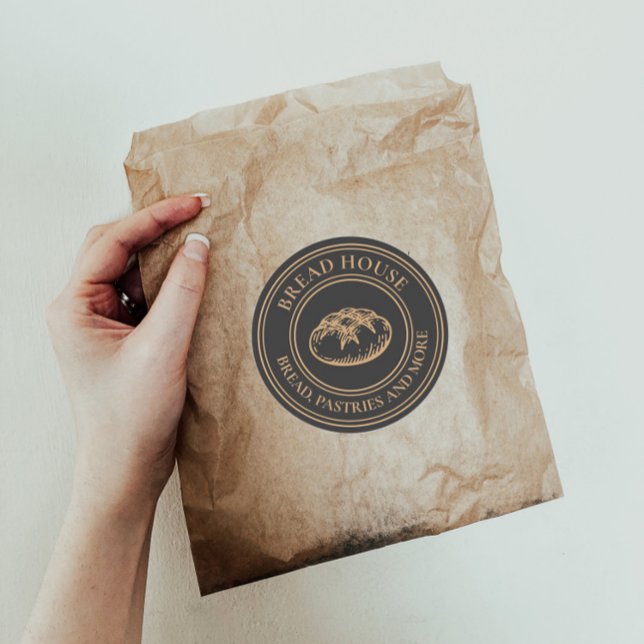 Rustic Anthrazit Bakery Baked Goods Bread Sticker (Creator Uploaded)