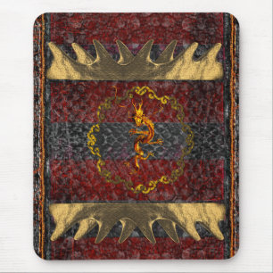 Rustic Antique Ancient Renaissance Tome 3a Mouse Pad