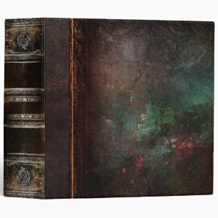 Rustic Antique Ancient Tome Faux Leather Binder