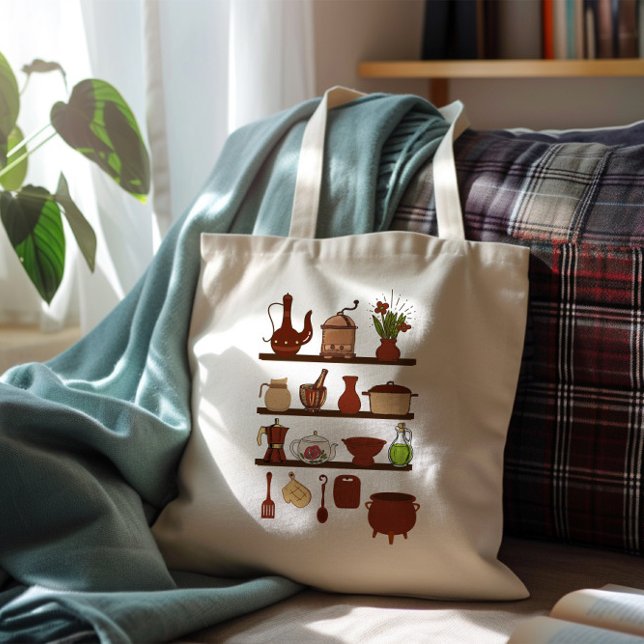 Rustic Antique Kitchen Ustensiles Vintage Elegant Tote Bag (Creator Uploaded)