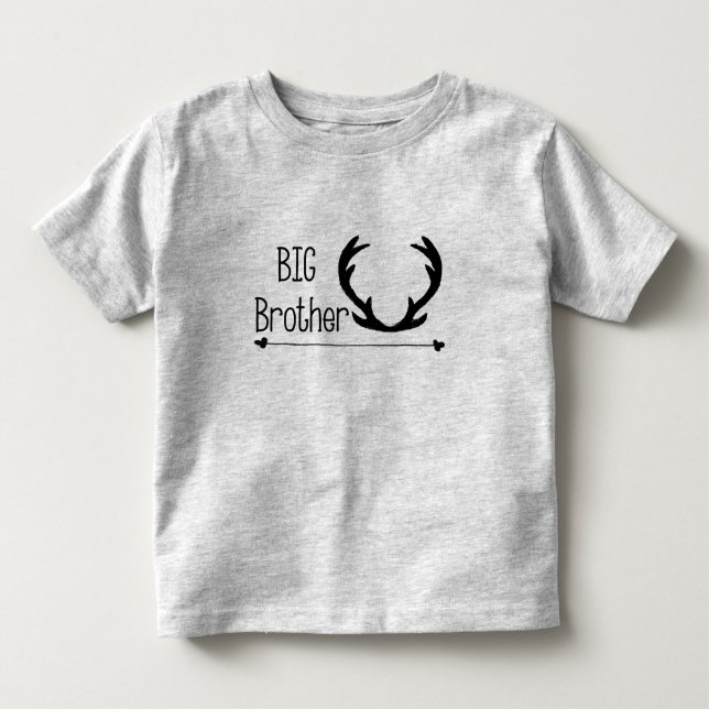 Rustic Antler Big Brother Shirt (Front)