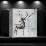 Rustic Antlers | Hunt is Over Country Photo Album Binder<br><div class="desc">" THE HUNT IS OVER!" Outdoorsy country style deer antlers with a taupe brown suede accent colour. Ideal for a barn or outdoor motif or any southern country theme. For matching products,  please visit the JustFharryn Zazzle store,  or contact the designer,  c/o Fharryn@yahoo.com All rights reserved. #bohochic #zazzlemade</div>