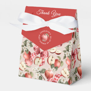 Rustic Apple Baby Shower Favor Bags Favor Box