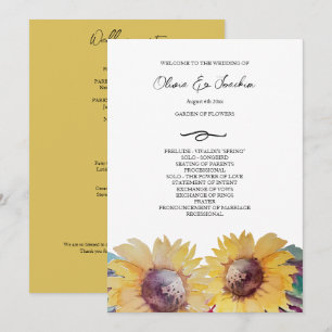 Rustic Artistic Sunflower Watercolor Art Program