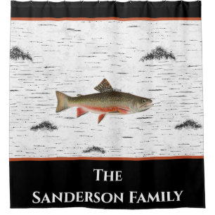  Rustic Aspen Bark Trout fisherman lake house