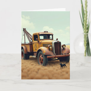 Rustic Auto Fathers Day Card