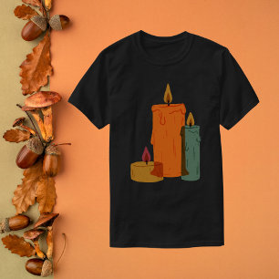 Rustic Autumn Candles T-Shirt