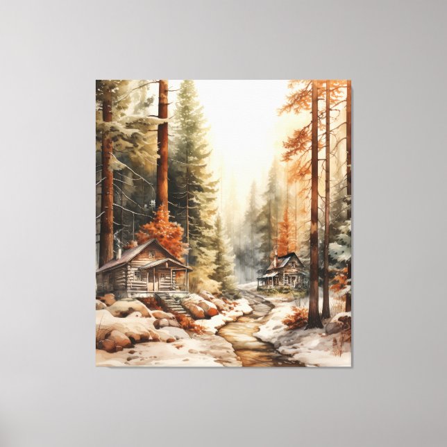Rustic Autumn Canvas Print (Front)