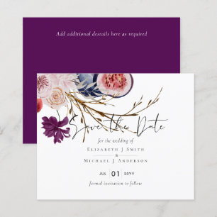 Rustic Autumn Fall Pumpkins Figs Flowers Wedding