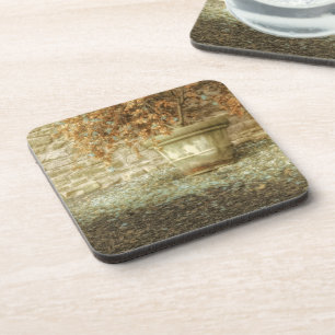 Rustic Autumn Garden Coaster
