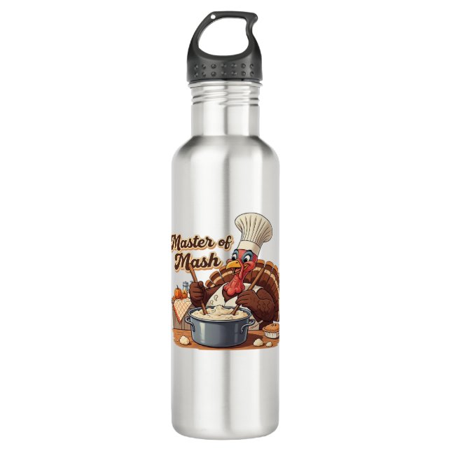 Rustic Autumn Harvest Folk Classic T-Shirt 710 Ml Water Bottle (Front)