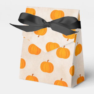 rustic autumn harvest pumpkins favor box