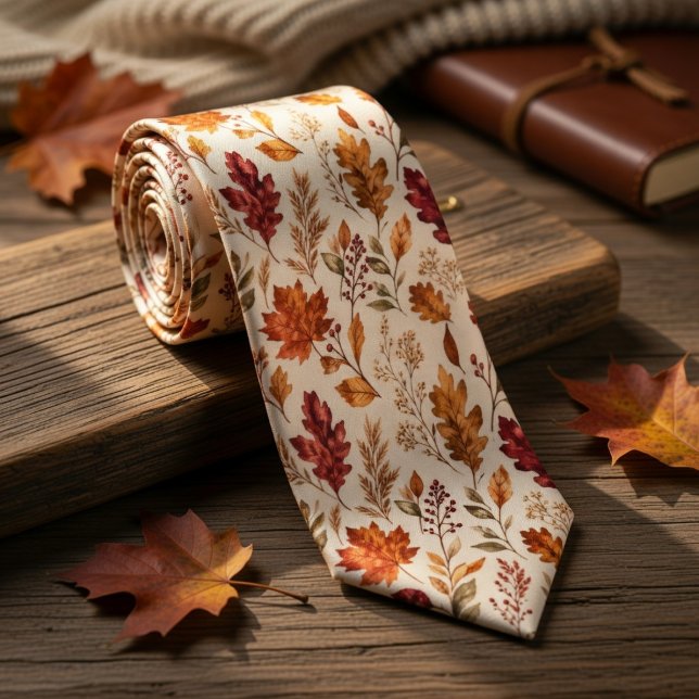 Rustic Autumn Leaves Harmony Tie (Creator Uploaded)