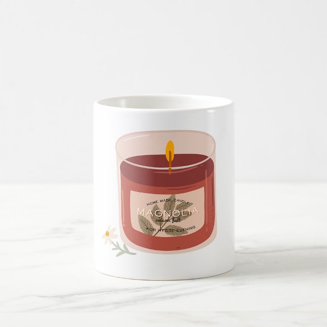 Rustic Autumn Magnolia Candle  Coffee Mug (Creator Uploaded)