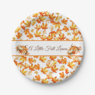 Rustic Autumn  Paper Plate
