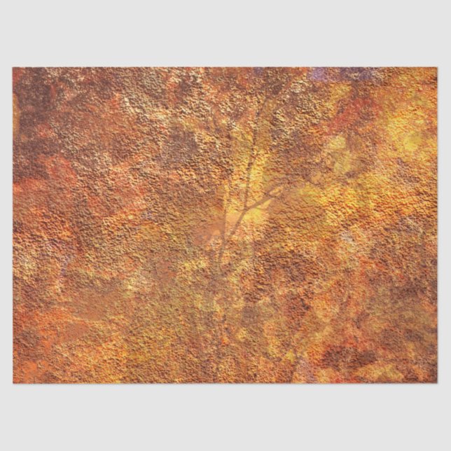 Rustic Autumn Texture Decougage Tissue Paper (Front)
