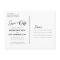 Rustic Autumn Wedding | Save the Date Postcard