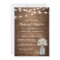 Rustic Baby's Breath Mason Jar Lights Wedding