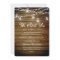Rustic Backyard Vow Renewal Anniversary Invitation