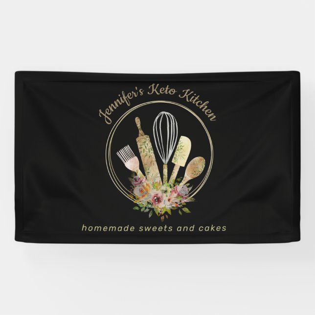 Rustic Bakery Healthy Pastry Home mades chef Banner (Horizontal)