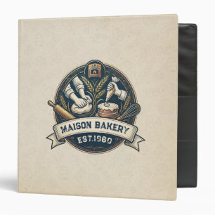Rustic Bakery Store Pastry Dessert Sweet Cake Shop Binder