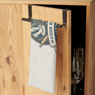 Rustic Bakery Store Pastry Dessert Sweet Cake Shop Kitchen Towel