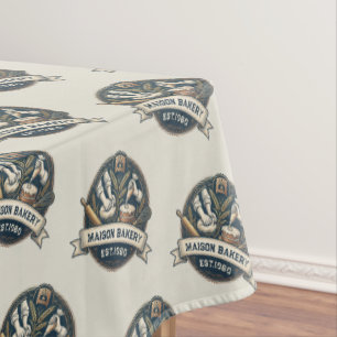 Rustic Bakery Store Pastry Dessert Sweet Cake Shop Tablecloth