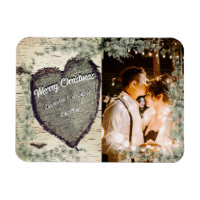 Rustic Bark Wood Heart Eucalyptus Greenery Brown