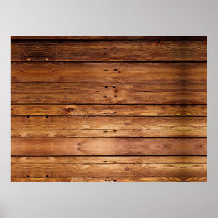 Rustic Barn Board Blank XL DIY Poster