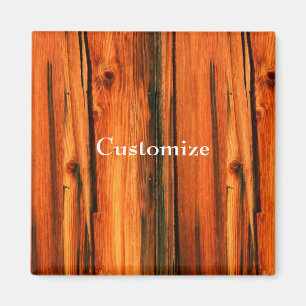 rustic barn boards customized magnet