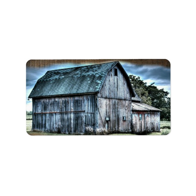 Rustic Barn Label (Front)