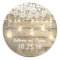 Rustic Barn Mason Jar Lights and Lace Wedding