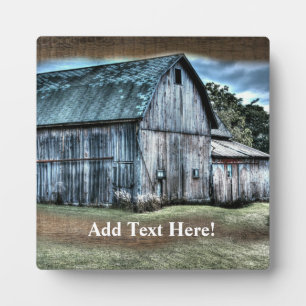 Rustic Barn Plaque