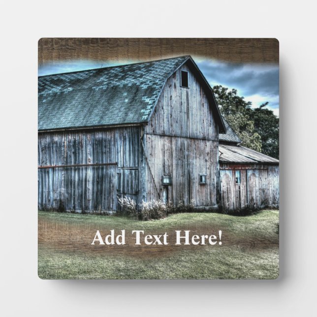 Rustic Barn Plaque (Front)