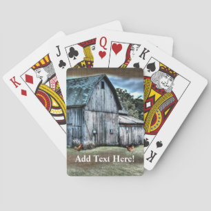 Rustic Barn Playing Cards