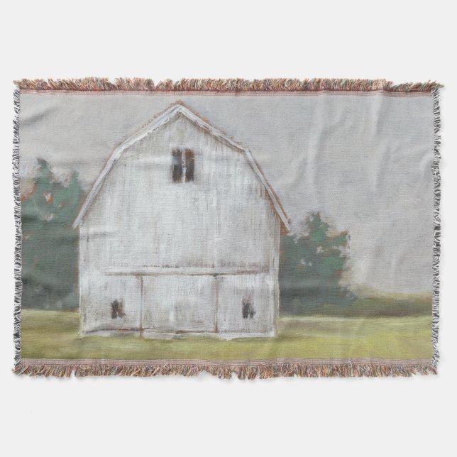 Rustic Barn Throw Blanket (Front)