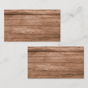 Rustic Barn Wood Business Card