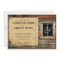 Rustic Barn Wood Heart Window Wedding Invitation