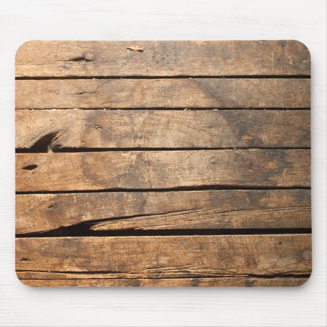 Rustic Barn Wood Mouse Pad (Front)