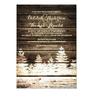 winter wedding invitations