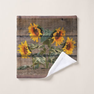 Rustic Barn Wood Sunflower