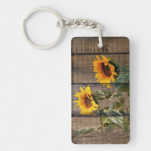 Rustic Barn Wood Sunflower