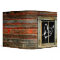 Rustic Barn Wood w/ Graffiti Window Wedding Album