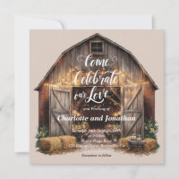 Rustic Barnyard Wedding