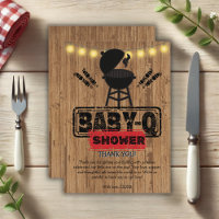 Rustic BBQ-Baby Grill Baby Shower