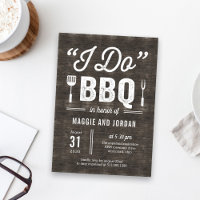 Rustic BBQ Couple Shower or Rehearsal Dinner