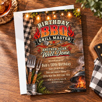 Rustic BBQ Grill Master Birthday Party
